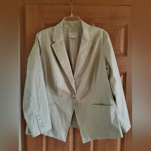 EUC Michael Kors Professional Blazer Beige 14W